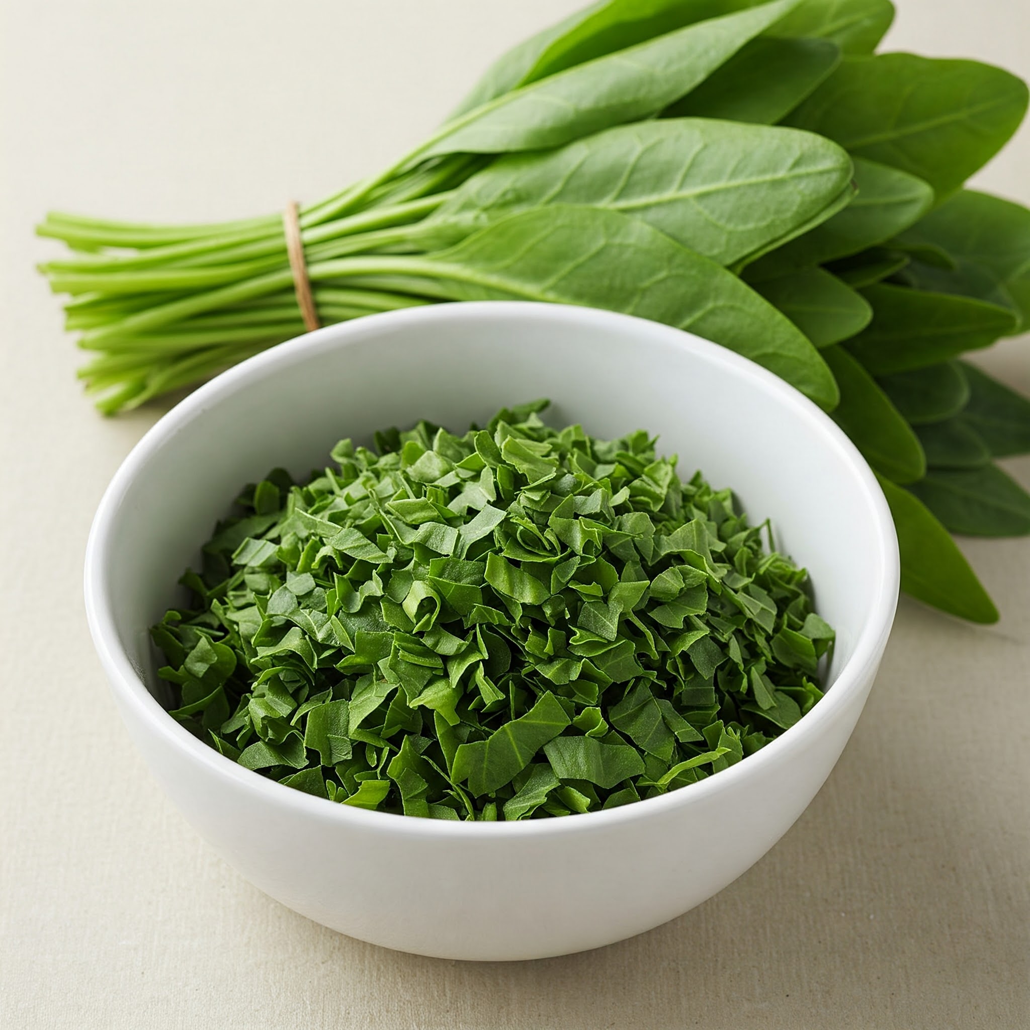 Dock sorrel leaves - Chopped - 1kg