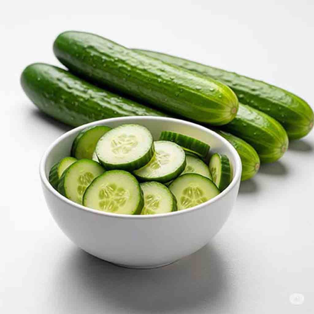 Cucumber (Local) - Sliced - 1kg