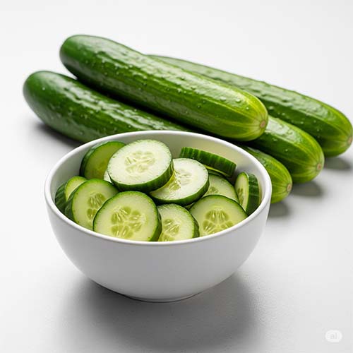 Cucumber (Local) - Sliced - 250gm