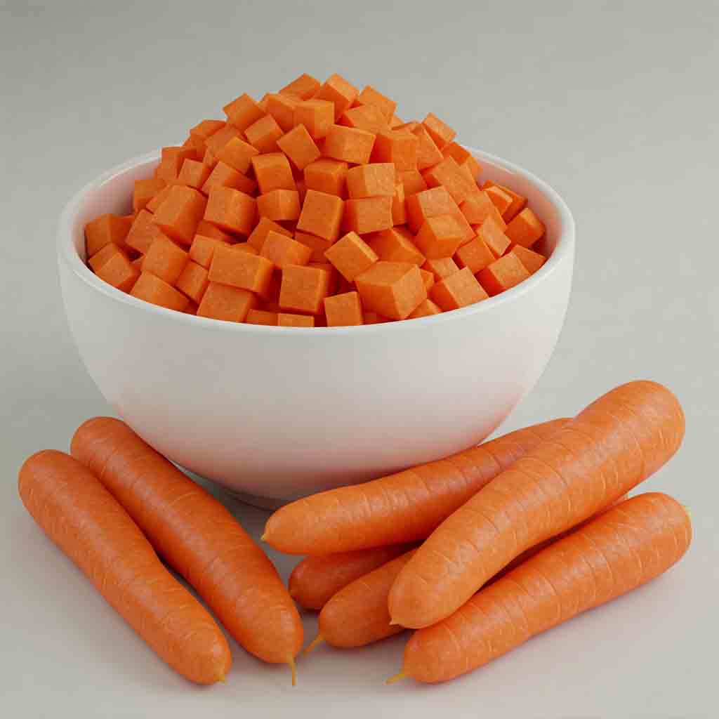 Carrot - Diced - 1kg
