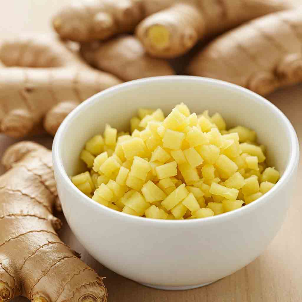 Ginger - Diced - 250gms