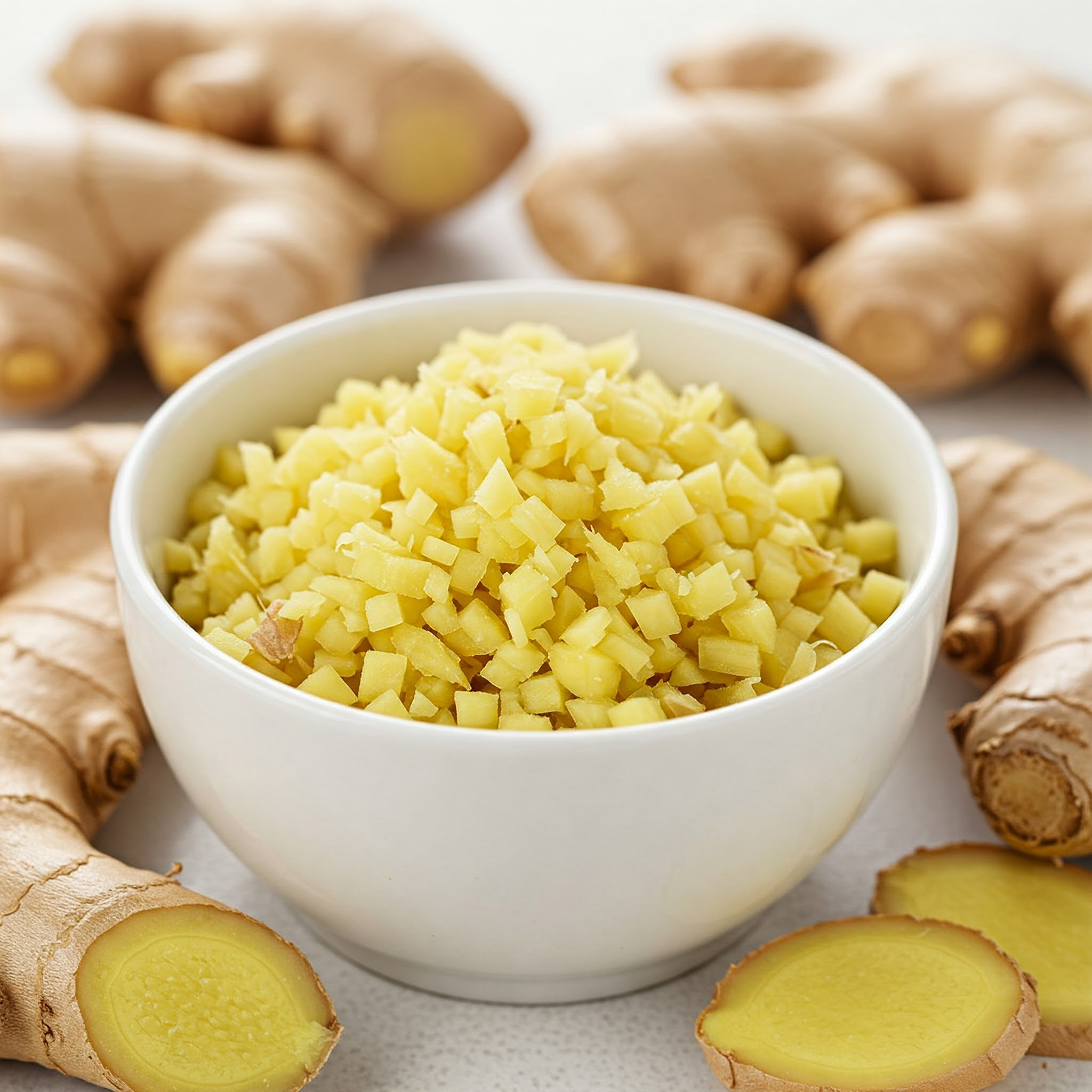 Ginger - Diced -1kg