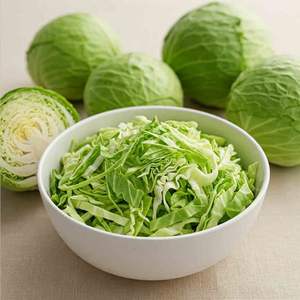 Green cabbage - chopped - 250gms