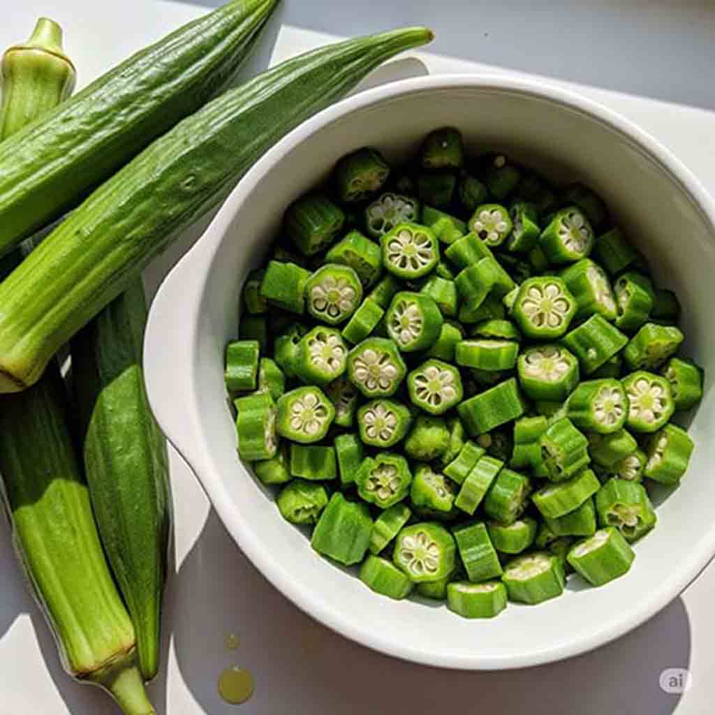 Lady's Finger - Chopped - 1kg