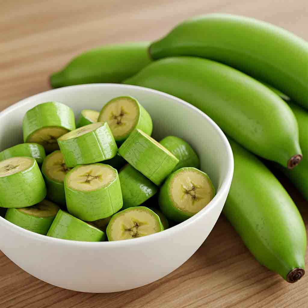 Raw Banana - Sliced - 500gms