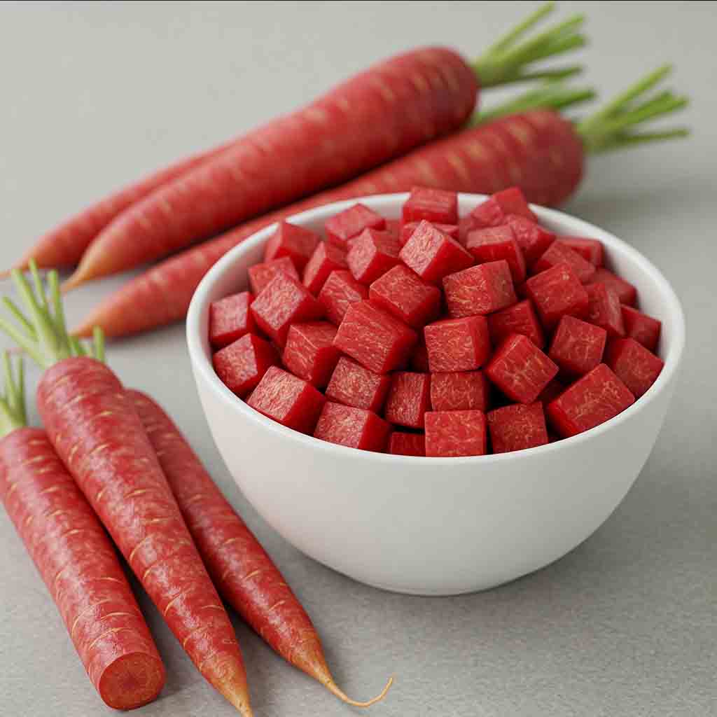 Atomic Red Carrot - Diced - 250gms
