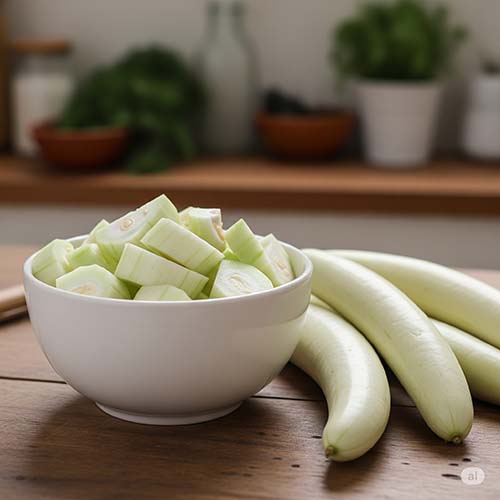 Snake Gourd - Chopped - 250gms