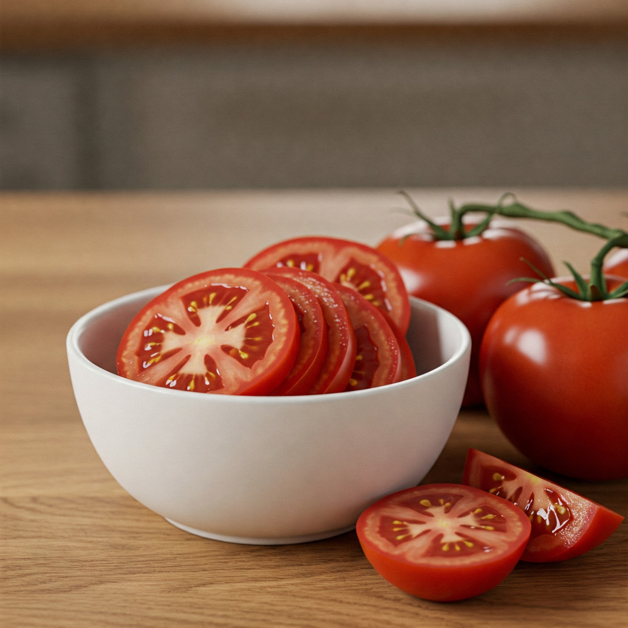 Tomato (Local) - Sliced - 1kg
