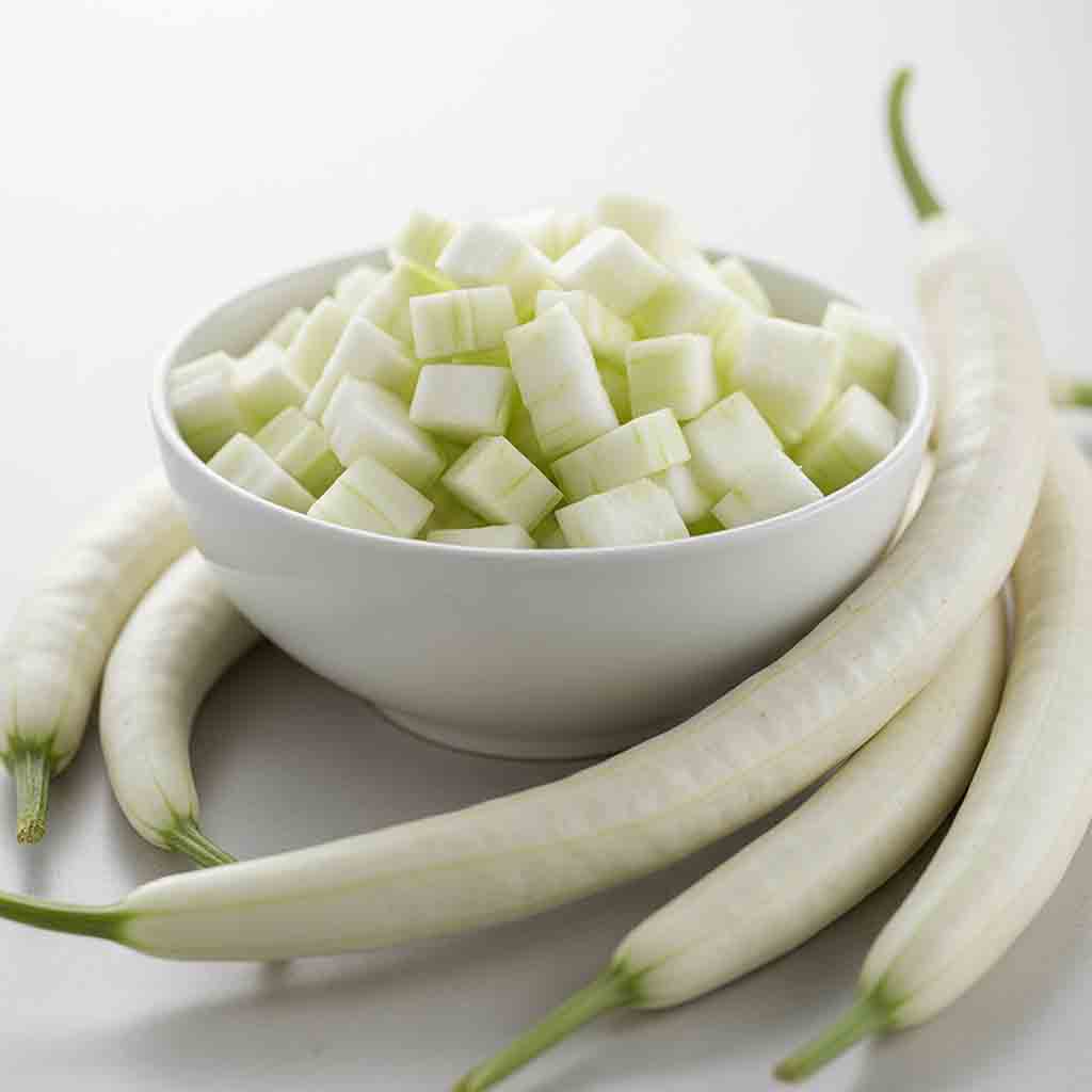 Snake Gourd - Chopped - 1kg