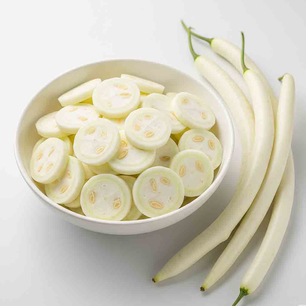 Snake Gourd - Sliced - 1kg