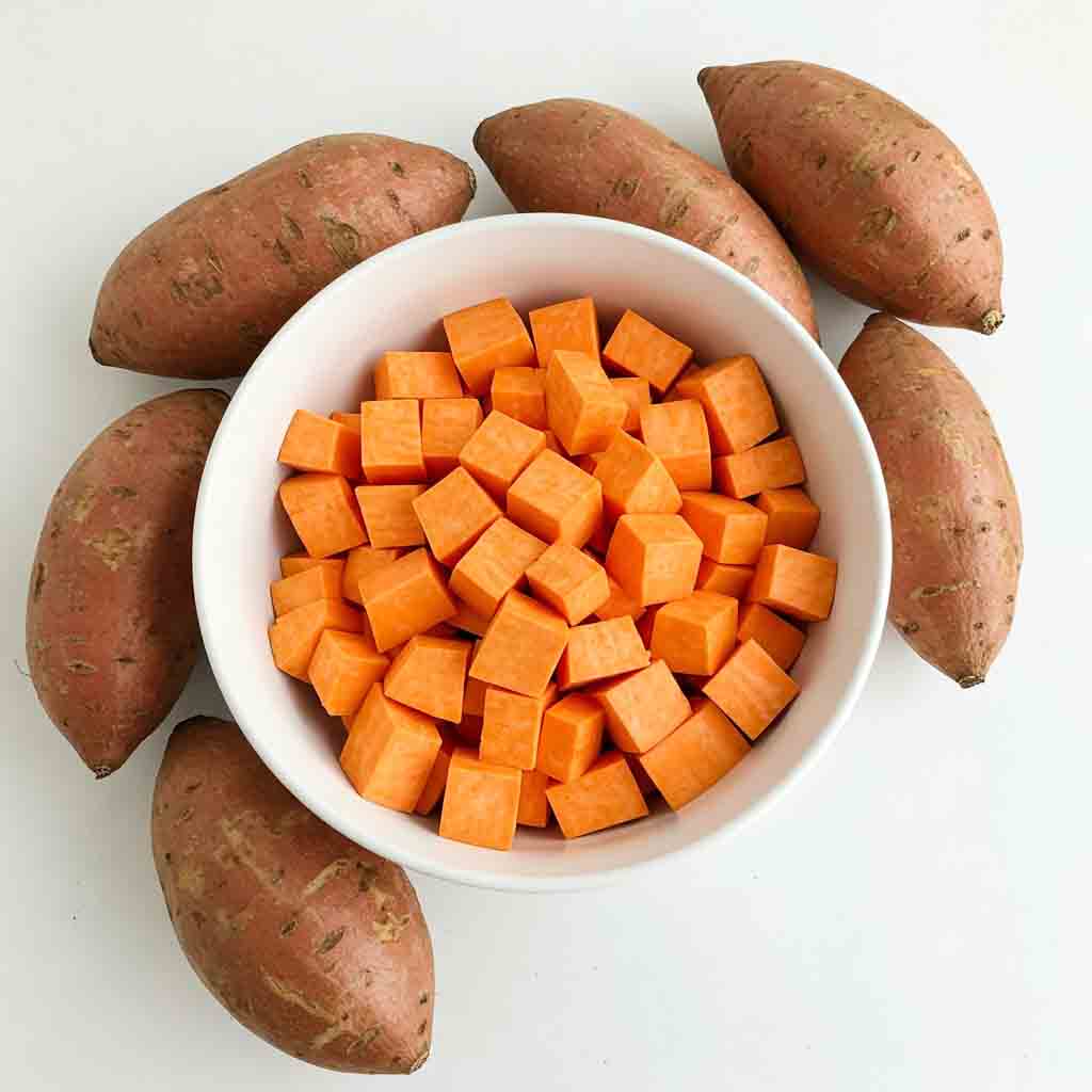 Sweet Potato - Diced - 250gms