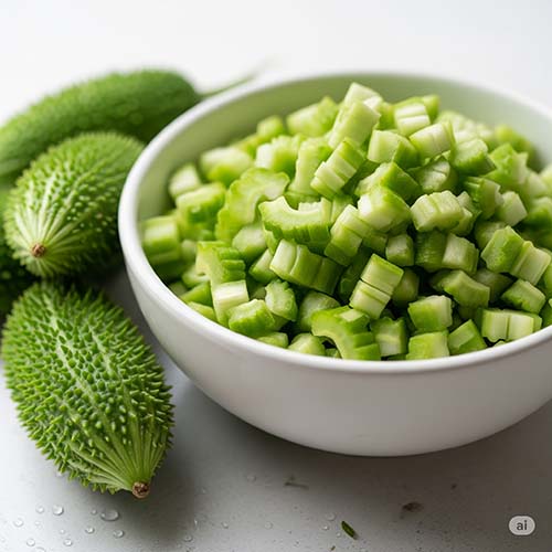 Teasel Gourd/Spiny Gourd - Regular Cut - 250gms
