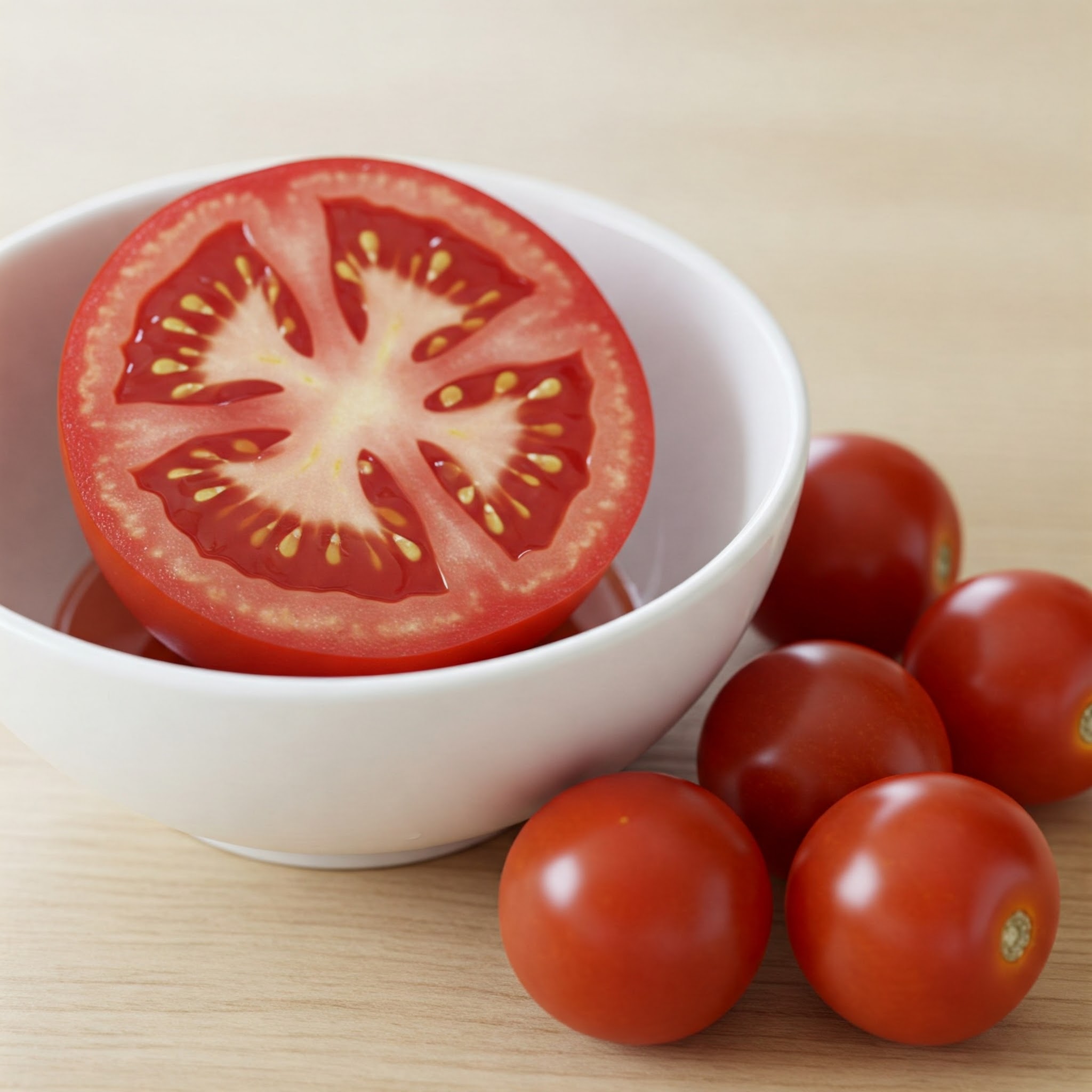 Tomato (Local) - Sliced - 500gms