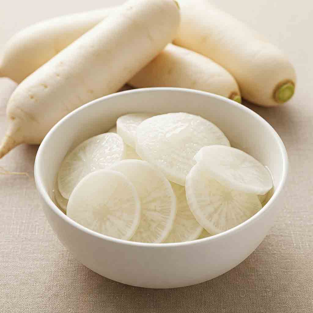 White Radish - Sliced - 250gms